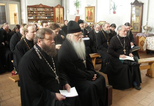 Собрание духовенства Ступинского благочиния